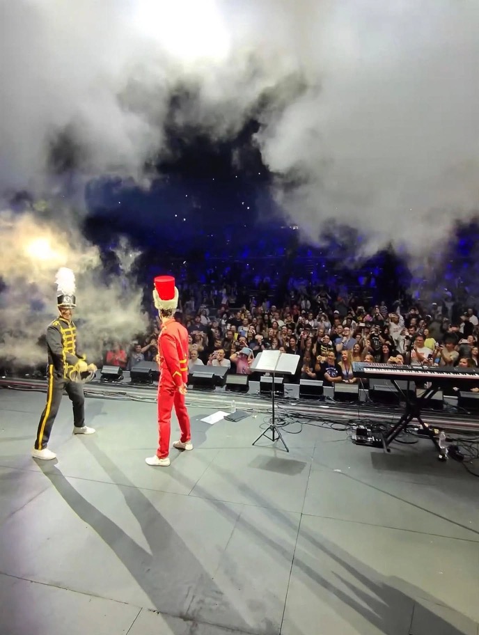 Hollywood Bowl stage for the finale of AJR's "Somewhere in the Sky" tour.